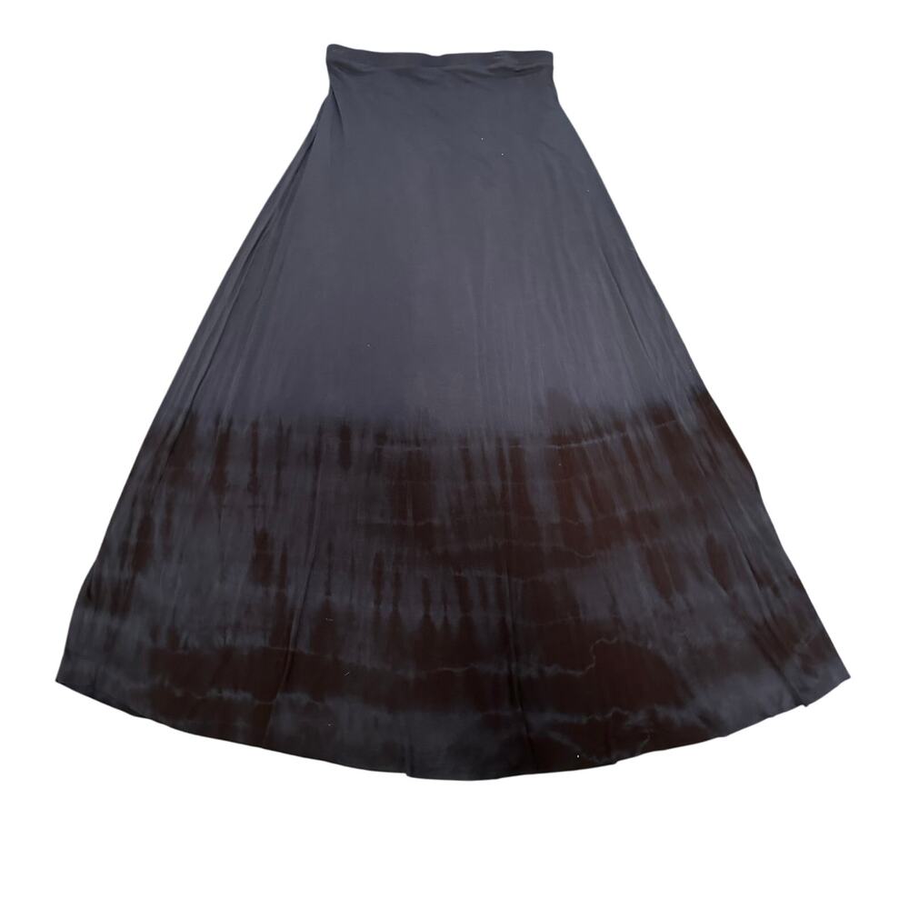 SewRed - Maxi Mermaid Tie Dyed Grayish Blue/ Black Skirt - XL